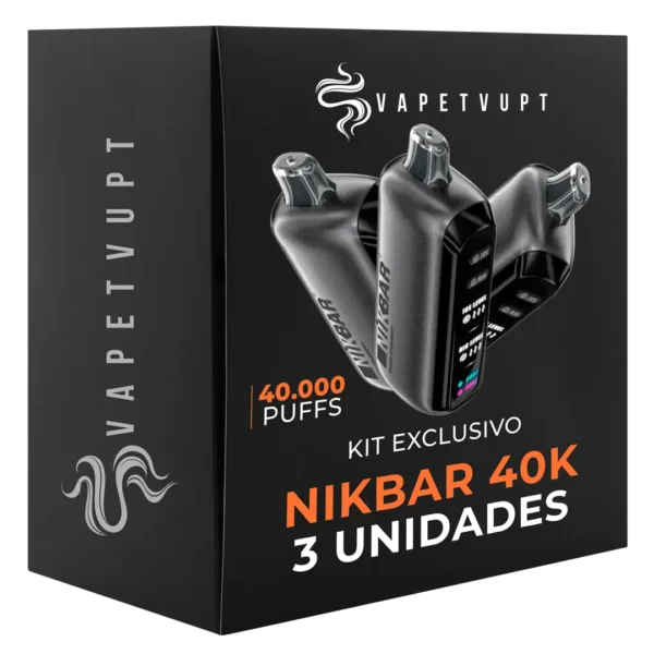 Nikbar 40K Ice Baby - Kit com 3 Unidades