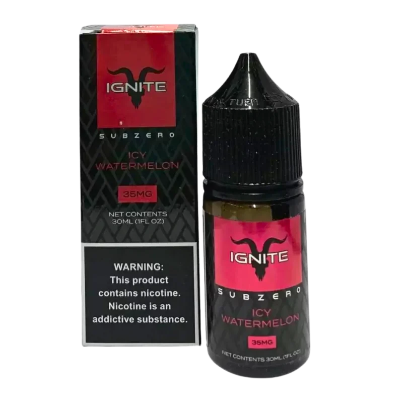 Essência Nic Salt Ignite - Icy Watermelon - 35mg 30ml