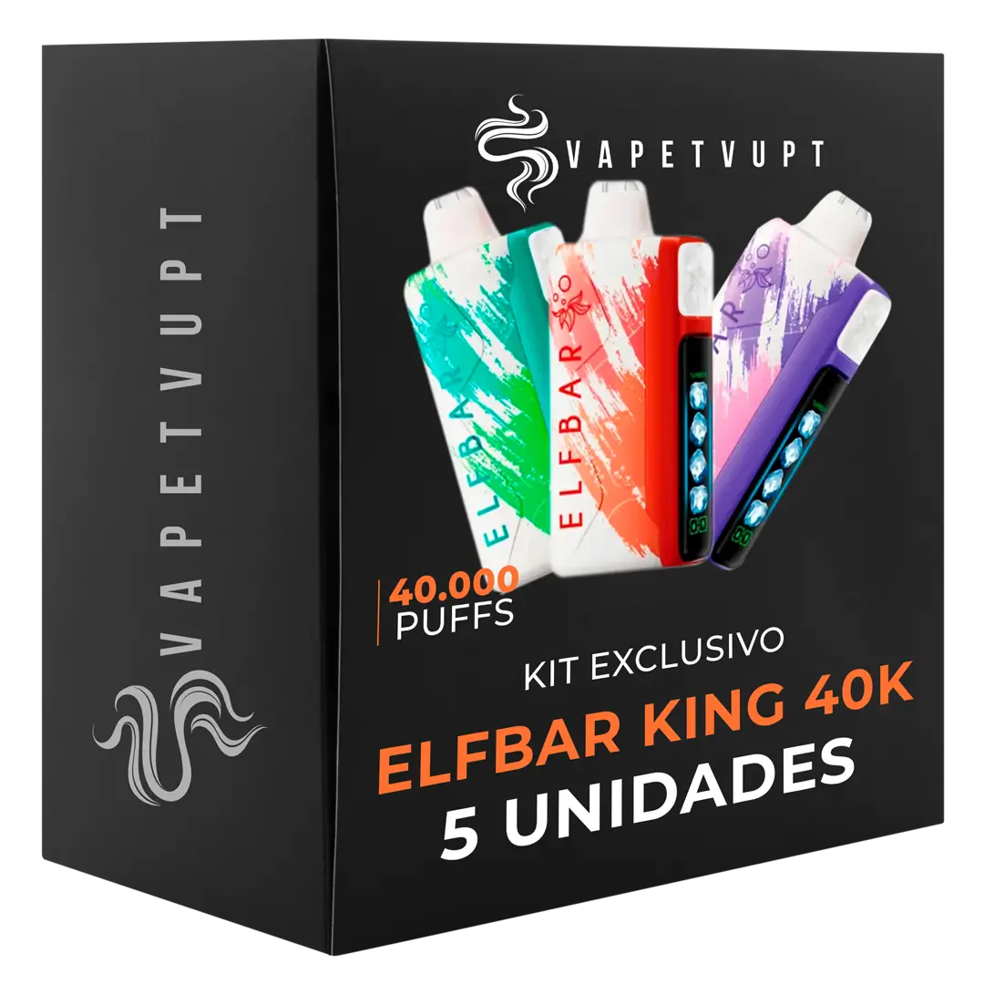 Elfbar Ice King 40k - Kit com 5 Unidades - Vapet Vupt