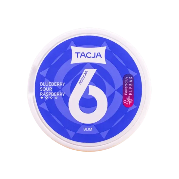 Nicotine Pouch Elfbar Tacja – Blueberry Sour Raspberry - Regular 6mg /pouch (20 unidades)
