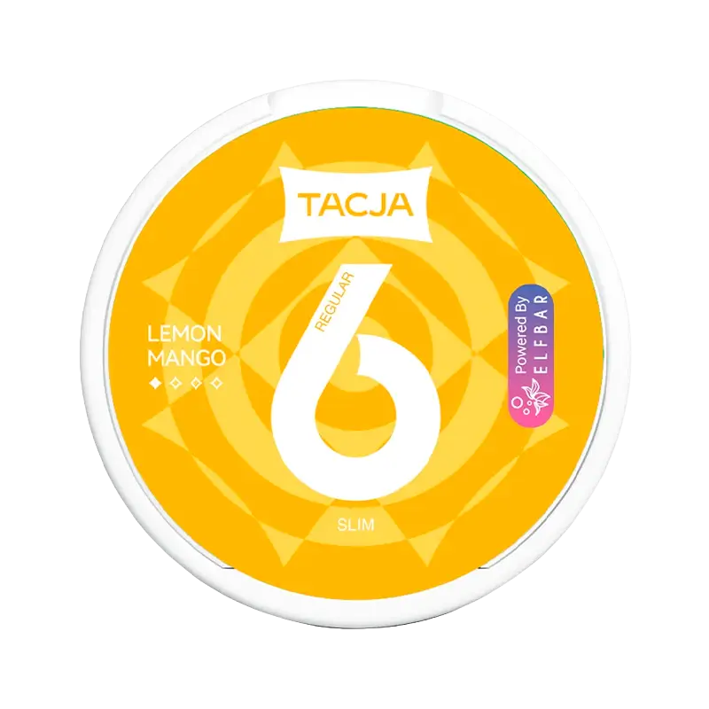 Nicotine Pouch Elfbar Tacja – Lemon Mango - Regular 6mg /pouch (20 unidades)
