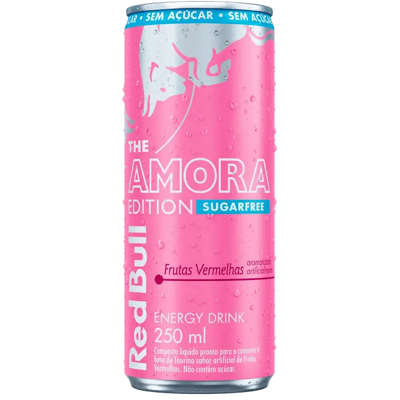 Red Bull Amora 250ml | Energético Sabor Amora | Campinas