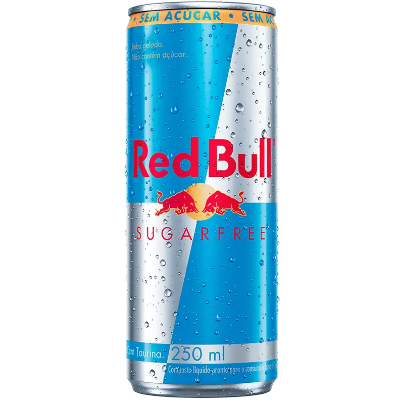 Red Bull Sugar Free 250ml | Energético Sem Açúcar | Campinas