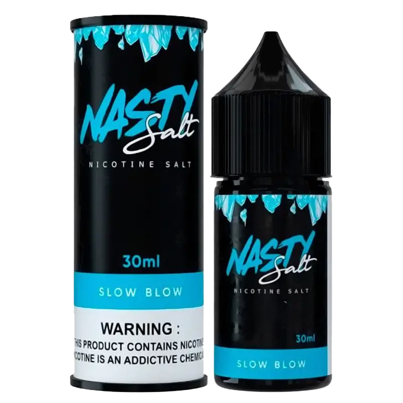 Essência Nic Salt Nasty Slow Blow 35mg 30ml | Abacaxi, Limão e Menta