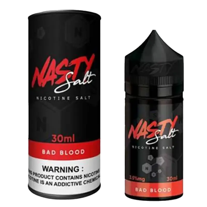 Nic Salt Nasty Bad Blood 35mg 30ml | Groselha Negra com Menta