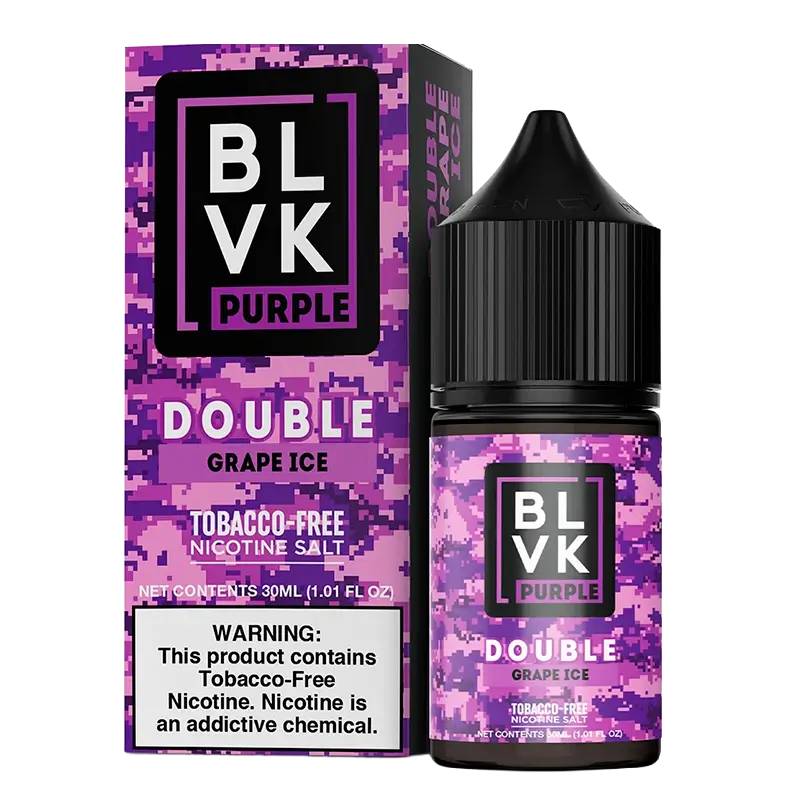 Nic Salt BLVK Double Grape Ice 35mg 30ml (Uva Refrescante)